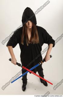 17 2018 01 ANGELIA STANDING POSE WITH LIGHTSABERS